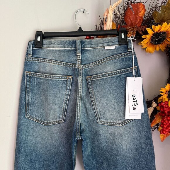 Boyish DARCY Womens Raw Hem Cropped Jeans Sz 25 in REARWINDOW - Picture 6 of 11